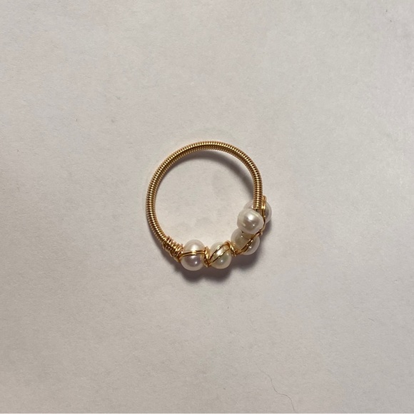 Handmade Pearls Rings - Picture 2 of 3